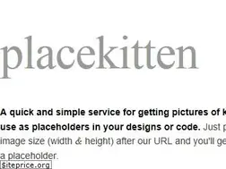Sites similar to placekitten.com