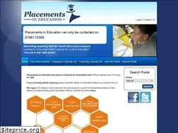 Sites similar to placementsineducation.co.za