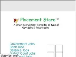 Sites similar to placementstore.in