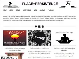 Sites similar to placeofpersistence.com