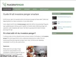 Sites similar to placerapengar.nu