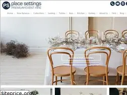Sites similar to placesettings.com.au
