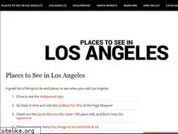 Sites similar to placestoseeinlosangeles.com