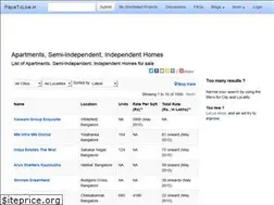 Sites similar to placetolive.in