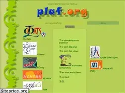 Sites similar to plaf.org