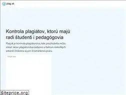 Sites similar to plag.sk