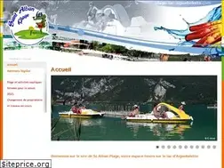 Sites similar to plage-lac-aiguebelette.com