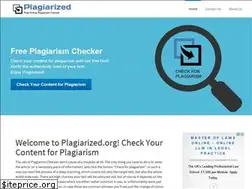 Sites similar to plagiarized.org