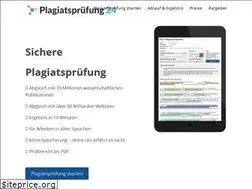 Sites similar to plagiatspruefung24.de