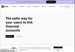 Sites similar to plaid.com