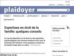 Sites similar to plaidoyer.ch