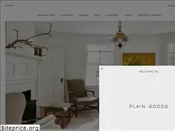 Sites similar to plain-goods.com