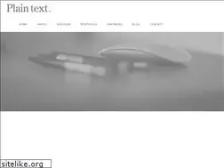 Sites similar to plain-text.co.uk