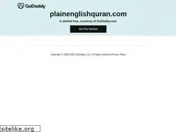 Sites similar to plainenglishquran.com