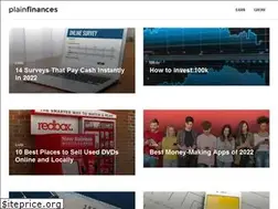 Sites similar to plainfinances.com