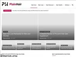 Sites similar to plainhair.com