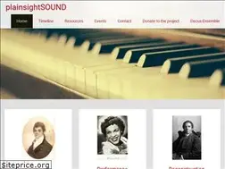 Sites similar to plainsightsound.com