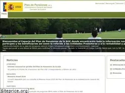 Sites similar to plandepensiones-age.es