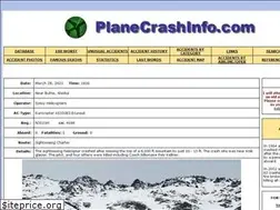 Sites similar to planecrashinfo.com
