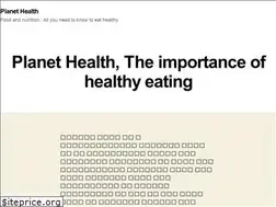 Sites similar to planet-health.org