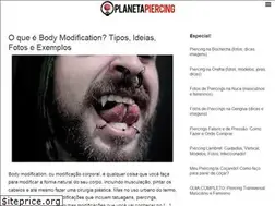 Sites similar to planetapiercing.com