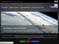 Sites similar to planetarium-gluecksburg.de