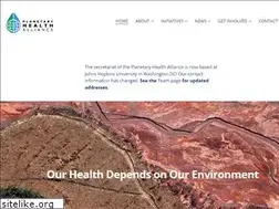 Sites similar to planetaryhealthalliance.org