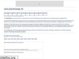 Sites similar to planetologie.de