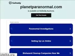 Sites similar to planetparanormal.com