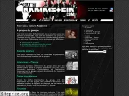 Sites similar to planetrammstein.com