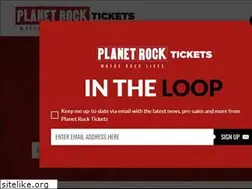 Sites similar to planetrocktickets.co.uk