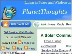 Sites similar to planetthoughts.org