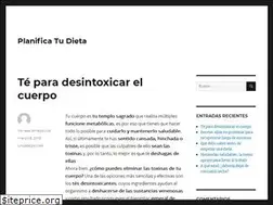 Sites similar to planificatudieta.com