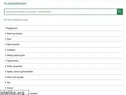 Sites similar to plankepriser.no