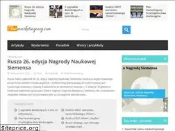 Sites similar to planmarketingowy.com