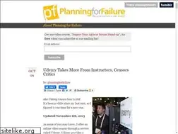Sites similar to planningforfailure.com