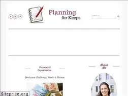 Sites similar to planningforkeeps.com