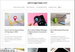 Sites similar to planningproapp.com