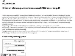 Sites similar to plannings.fr