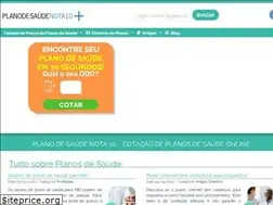 Sites similar to planodesaudenota10.com.br
