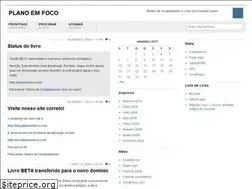 Sites similar to planoemfoco.wordpress.com