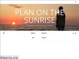 Sites similar to planonthesunrise.com