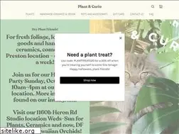 Sites similar to plantandcurio.com