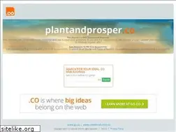 Sites similar to plantandprosper.co