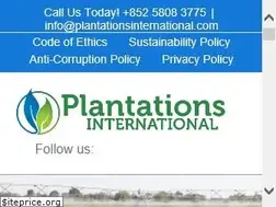 Sites similar to plantationsinternational.com