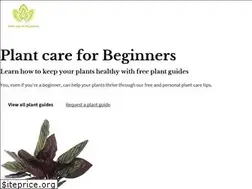 Sites similar to plantcareforbeginners.com