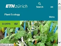 Sites similar to plantecology.ethz.ch