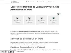 Sites similar to plantillascurriculumvitae10.com