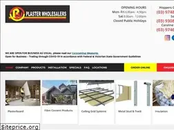 Sites similar to plasterwholesalers.com.au