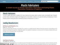 Sites similar to plasticfabricator.com